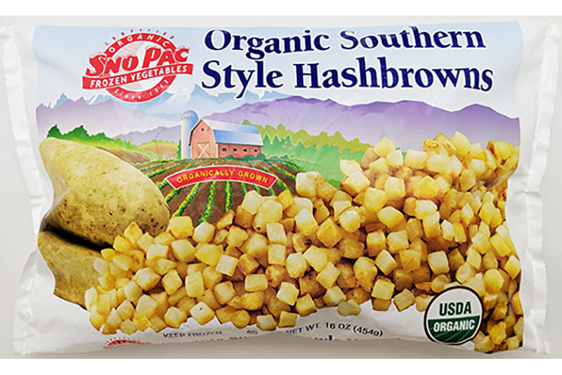 Sno Pac Organic Hash Browns Southern Style