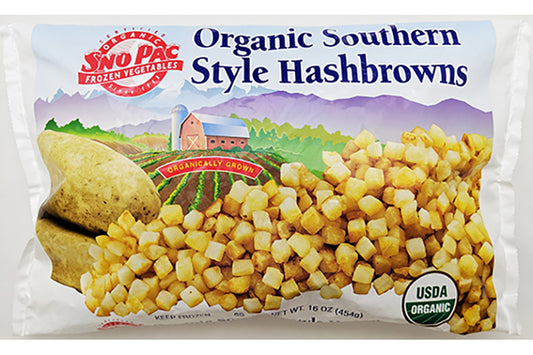 Sno Pac Organic Hash Browns Southern Style