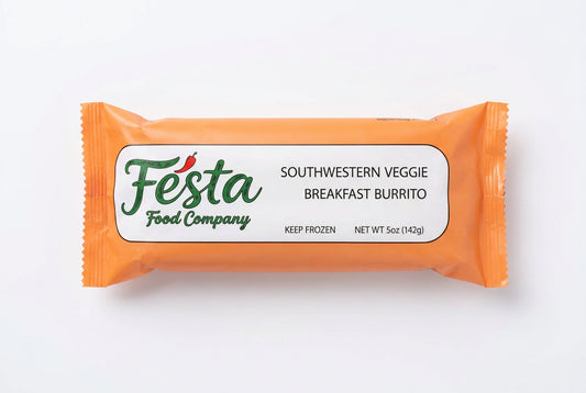 Festa Food Southwestern Veggie Breakfast Burrito