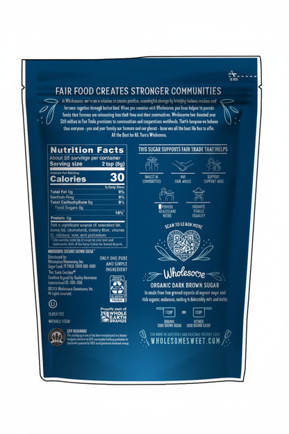 Wholesome Sweeteners Organic Fair Trade Dark Brown Sugar