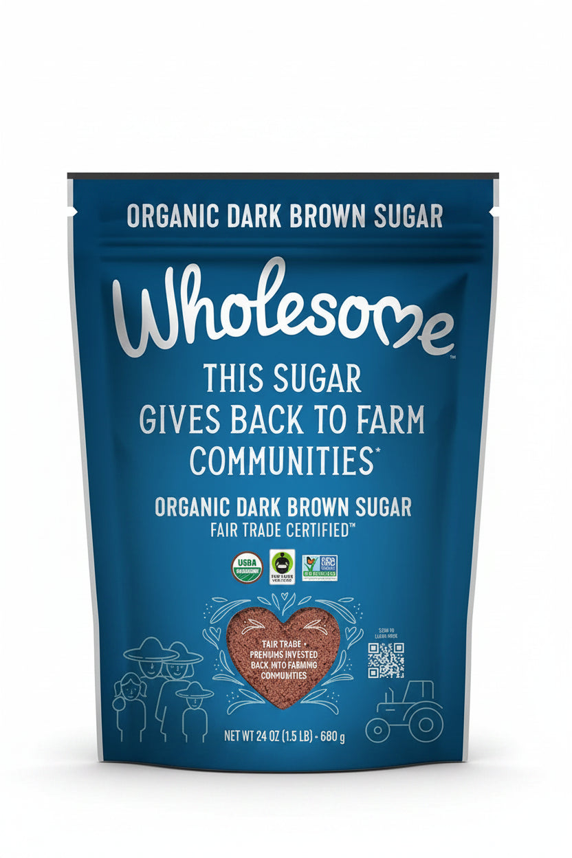 Wholesome Sweeteners Organic Fair Trade Dark Brown Sugar