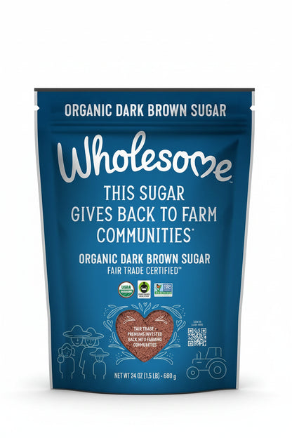 Wholesome Sweeteners Organic Fair Trade Dark Brown Sugar