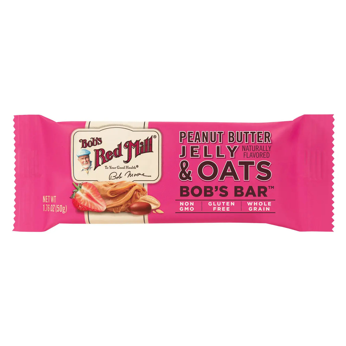 Bob's Red Mill Oats Bar Peanut Butter and Jelly