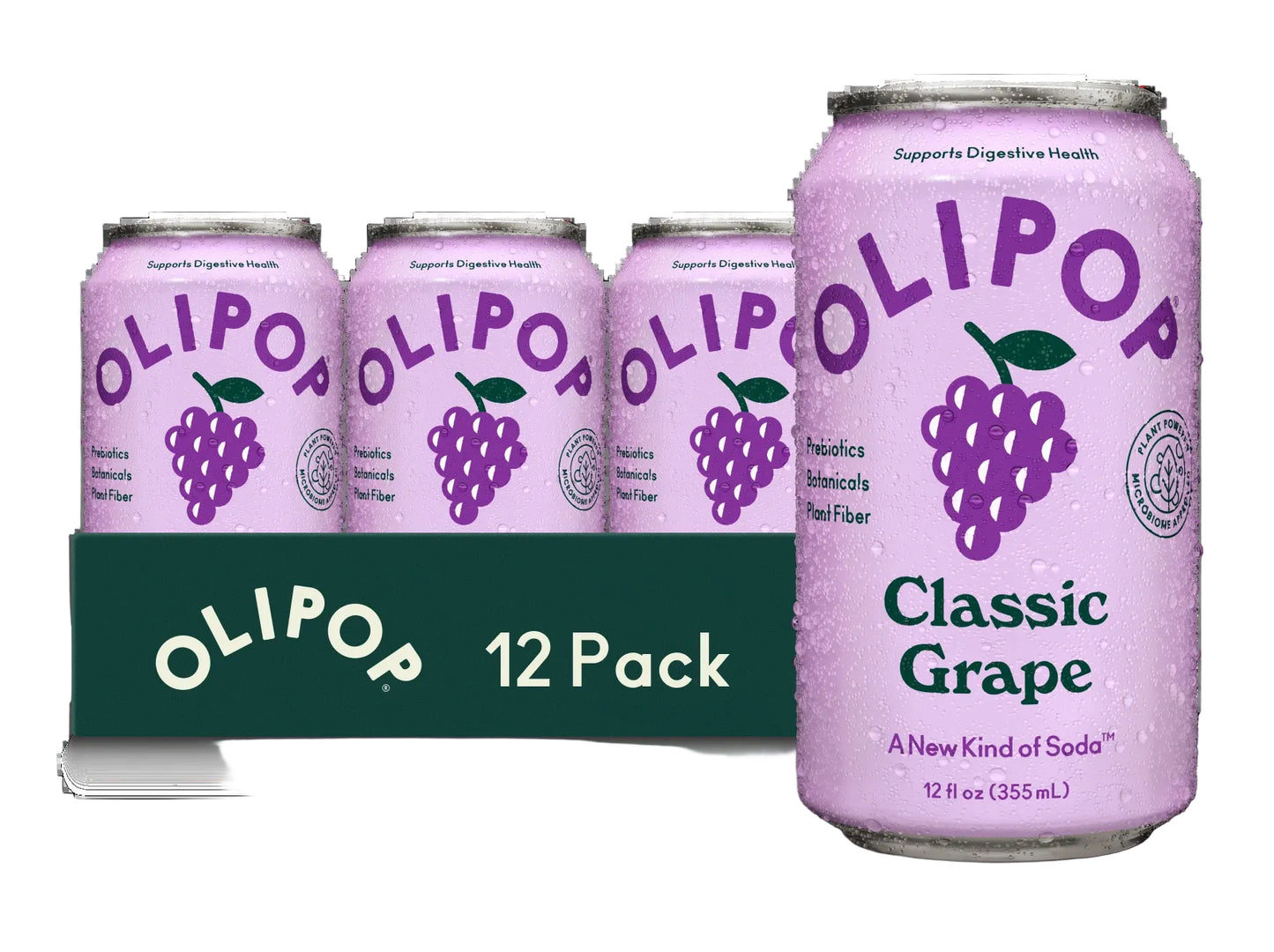 Olipop Sparkling Tonic Classic Grape