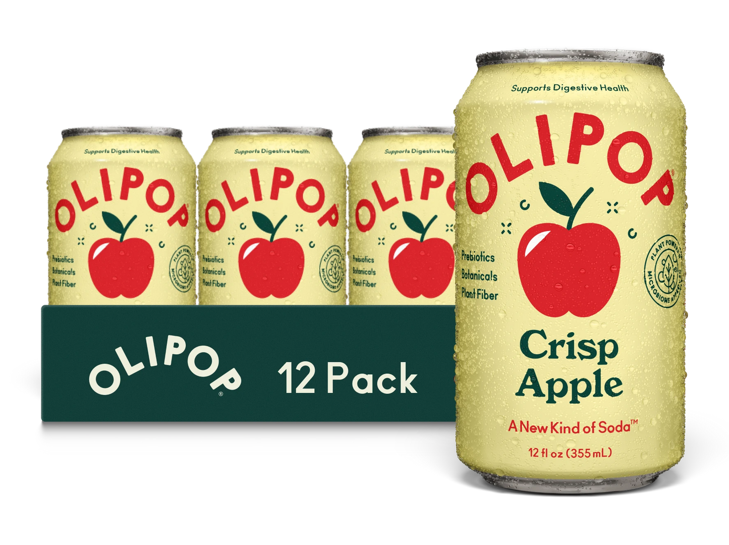 Olipop Sparkling Tonic Crisp Apple