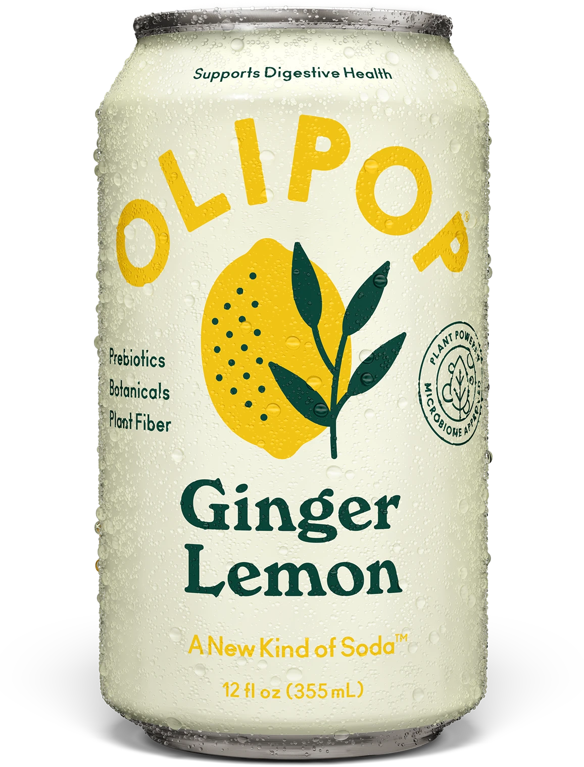 Olipop Sparkling Tonic Ginger Lemon