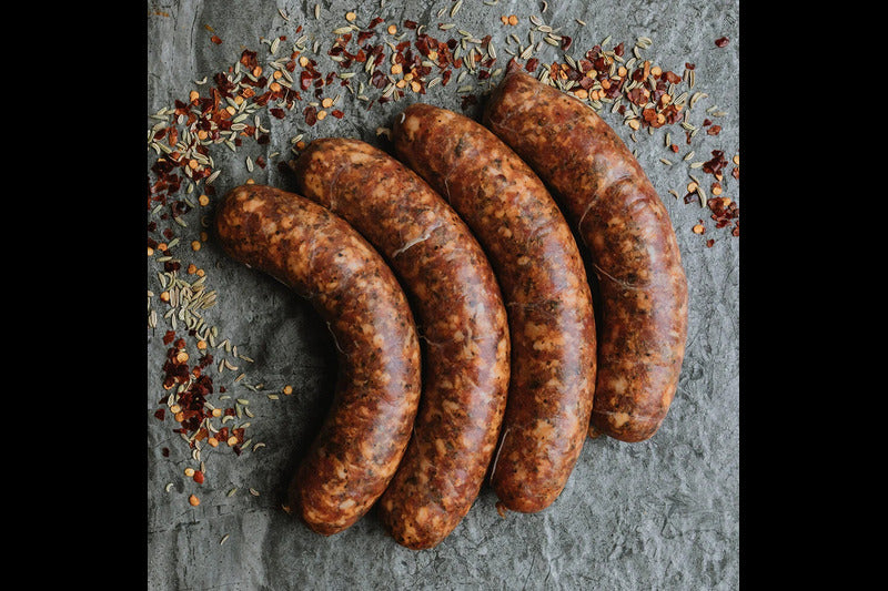 Grass Fed Beef Brats Hot