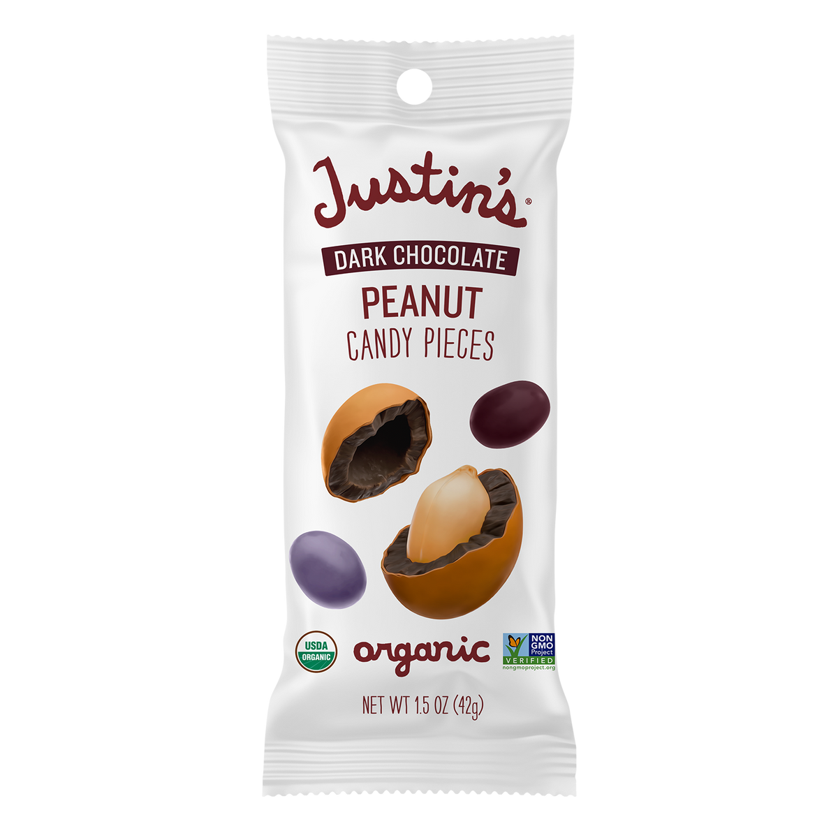 Justin's Dark Chocolate Peanut Candy Pieces