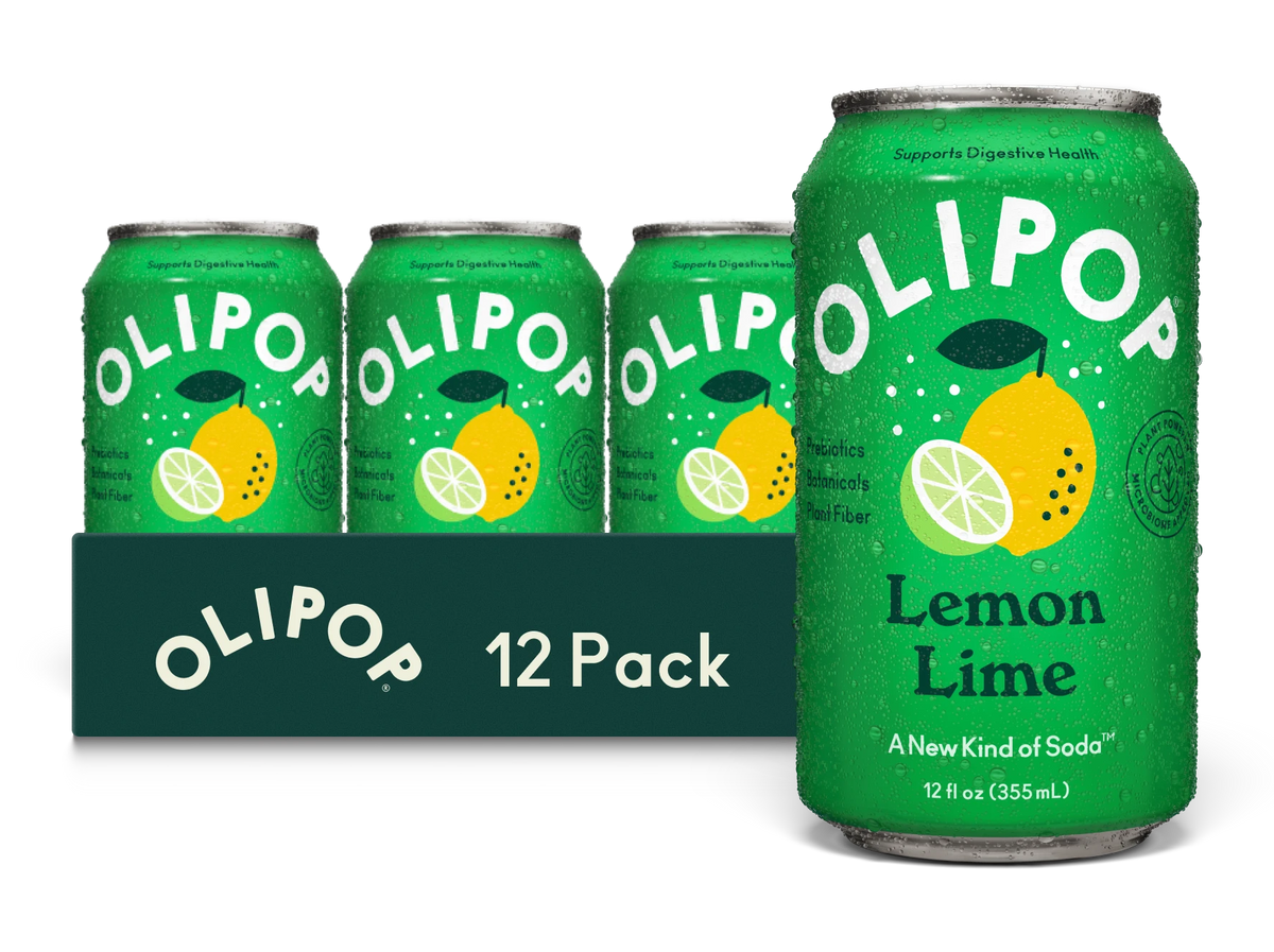 Olipop Sparkling Tonic Lemon Lime